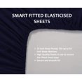 thumbnail image 3 of 500 Thread Count 4 Piece Quality Sheet Set 21 Inch Deep Pocket 100% Egyptian Cotton Solid Pattern, 3 of 4