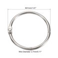 thumbnail image 2 of Unique Bargains Detachable Binder Rings, Metal Clips, Silver Tone, 100 Pack, 2 of 5
