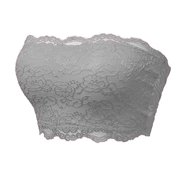 Kcodviy Ladies Seamless Top Lace Tan Corset Top Beauty Back Chest Wrapping Tube Top Bodysuit Tube Tops for Teen Womens Strapless Tops Strapless Tube Top