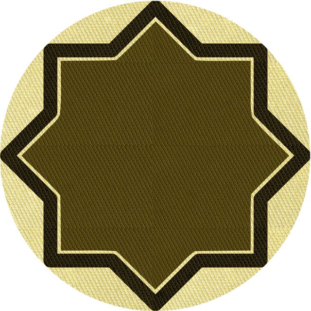 Ahgly Company Tapis d'Intérieur Lavable en Machine Carré Transitionnel Marron, 3 Pieds Carré
