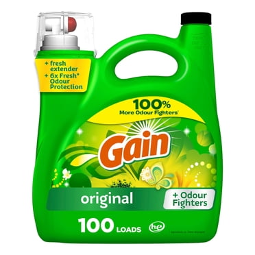 Gain Laundry Detergent Liquid, Original Scent, 100 Loads, 4.25L