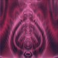 thumbnail image 1 of Ahgly Company Tapis d'Intérieur Lavable en Machine Carré Transitionnel Moyen Violet Rouge Rose, 4 Pieds Carré, 1 of 7