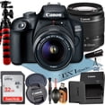 thumbnail image 1 of Canon EOS 4000D / Rebel T100 DSLR Camera 18MP with EF-S 18-55mm Zoom Lens + SanDisk 32GB Memory Card + Tripod + ZeeTech Accessory Bundle, 1 of 8