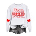 thumbnail image 1 of Birdeem Womens Christmas Printed Round Neck Long Sleeved Top Loose Fitting Sweater, 1 of 1
