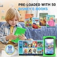 thumbnail image 2 of Contixo 8" Kids Tablet 2025 Model with 80 Stories, Educational Android Tablet for Kids 3-12, 32GB, Parental Controls, Kid-Proof Case with Kickstand – Green, 2 of 7