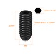 thumbnail image 2 of Unique Bargains Ball Point Set Screws, M8 x 20mm High Carbon Steel Metric Spring Hex Socket Grub Screw 20 Pack, 2 of 7