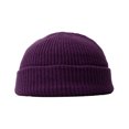 thumbnail image 4 of Tuque Tricotée Exquise Confortable Style Simple Femmes Hommes Mode Chapeaux Couvre-Chef Ornement Vêtement Accessoire pour Déco de Robe Violet, 4 of 6