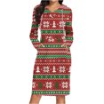thumbnail image 1 of TIMIFIS Robe Chandail à Capuche Longue Décontractée pour Femme, Robe de Noël Laide, Robe à Capuche Légère à Manches Longues avec Poche, 1 of 6