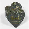 thumbnail image 2 of Inkdotpot Pack Of 50 Thanks From The New Wedding Favor Paper Tags Craft Real Gold Foil Hang Tags, 2 of 6