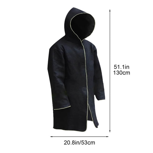 Birdeem Fire with Fire,Carbon Fiber Fabric,Fire Suit 1000 Degrees Carbon Fiber Fire Cape Fire Emergency Escape Home Fire Retardant Fire Insulation Clothing