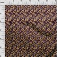 thumbnail image 2 of oneOone Silk Tabby Fabric Leaves & Floral Artistic Printed Fabric 1 Yard 42 Inch Wide, 2 of 4