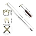 thumbnail image 4 of Xingzhi Signal en Acier Inoxydable pour Installation Facile Fixation Durable pour Pont de Billard avec Support Rétractable Sans Outils 1 Tête 1 Basse, 4 of 5