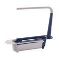 thumbnail image 1 of Langgg Telescopic Sink Tidy Holder Telescopic Sponge Holder Towel Rack for Bathroom Blue, 1 of 9