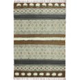 thumbnail image 1 of Casavani Handmade Cotton Durries Bohemian Carpets Multicolor Area Rug 4x6 Feet, 1 of 5
