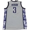 thumbnail image 2 of Homme Femme Unisexe Georgetown Collegiate Athletic #3 Rétro Brodé Maillot de Basketball Sport, 2 of 4