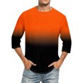 thumbnail image 1 of SDNall Shorts pour Hommes Hommes Imprimé Col Rond Décontracté Mode Manches Courtes Blouses Col Rond Chemises Chemises pour Hommes,T-Shirts à Manches Longues pour Hommes,Chemises à Manches Longues pour Hommes, 1 of 4