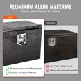 thumbnail image 4 of VEVOR Underbody Aluminum Truck Tool Box 24" x 14" x 16" Trailer RV Tool Storage, 4 of 9