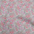 thumbnail image 1 of oneOone Polyester Spandex Pink Fabric Floral Sewing Material Print Fabric By The Yard 56 Inch Wide, 1 of 5