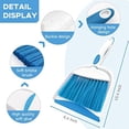 thumbnail image 2 of Mini Broom and Dustpan Set Small Dustpan and Brush Set Whisk Broom and Dustpan Set Small Broom and Dustpan Set for Desk, Home, Kitchen Necessities, Small Dust pan and Brush Set Blue Blue Blue, 2 of 5