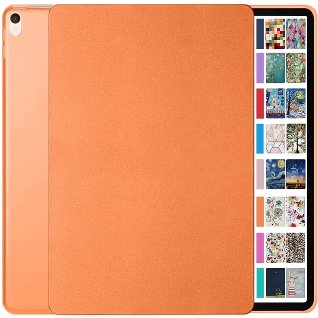 iPad Pro 12.9 2nd Gen 2017 Hard Back Case A1670 MQDC2LL/A MQDD2LL/A MQDA2LL/A A1671 MP6H2LL/A MP6J2LL/A MP6G2LL/A MPL02LL/A MPL12LL/A MPKY2LL/A A1821 MQEF2LL/A MQED2LL/A MQEK2LL/A - Orange