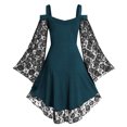 thumbnail image 4 of Jsaierl Costume Renaissance pour Femmes Vintage Médiéval Élégant Gothique Robes Maxi Cosplay Fête Steampunk Robe de Bal Robe Chemise, 4 of 5