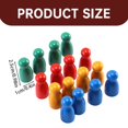 thumbnail image 4 of kjfeif 17pcs Exquisite Wooden Chess Perfect for Math Teaching Multiple Game Desktop Replacement Parts for Travel & Portable Table Games for Fun Family Game Night, 4 of 8