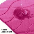 thumbnail image 5 of Fridja Bathroom Rugs 5 Piece - Absorbent Memory Foam Bath Mat for Bathroom, Non-Slip, Machine Washable, Dries Quickly, Bathroom Mat Set Pink, 5 of 5