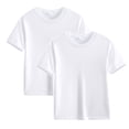 thumbnail image 2 of Plebaso Lot de 2 T-Shirts pour Enfants en Coton à Manches Courtes T-Shirts Basiques Décontractés à Col Rond T-Shirts Unis pour Garçons Filles, 2 of 6