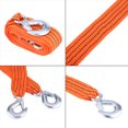 thumbnail image 4 of LHCER Towing Rope,4 Meter Load 3 Ton Car Trailer Towing Rope Strap Tow Cable with Hooks Emergency Vehicle Tool, Towing Tool, 4 of 8