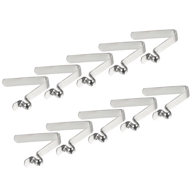 Unique Bargains 7x6mm Kayak Paddle Snaps, Hollow Button Single Pin Lock Tube Spring Clips for Tent Pole, 10 Pack