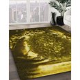 thumbnail image 3 of Ahgly Company Tapis Rectangulaire Lavable en Machine Intérieur Caramel Brun, 2 Pieds x 5 Pieds, 3 of 7