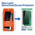 thumbnail image 3 of onn Privacy Screen Protector for iPhone® 16 / 15, 180° Privacy, Made with Durable Glass by Corning™ for Ultimate Drop & Scratch Protection, Includes Advanced Easy Application Tray, 3 of 8