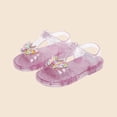 thumbnail image 2 of Sandals for Girls, Thick-Soled Crystal Jelly Princess Shoes with Bow , Spring/Summer Style, Comfortable Childrens Sandals, 2 of 9