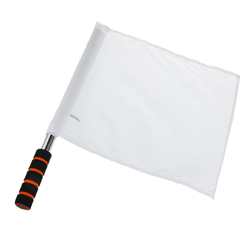 koolsoo Referee Soccer Hocky Lineman Track and Field Flag Competition Flag White