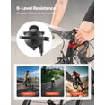thumbnail image 2 of VEVOR Bike Trainer, 6 Level Resistance, 26-29 in & 700C Wheels, Foldable Magnetic Bicycle Stationary Stand for Indoor Exercise Riding with Quick Release Skewer & Front Wheel Riser Block for Road Bikes, 2 of 9