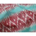 thumbnail image 4 of oneOone Silk Tabby Fabric Chevron Ikat Print Fabric By The Yard 42 Inch Wide, 4 of 4
