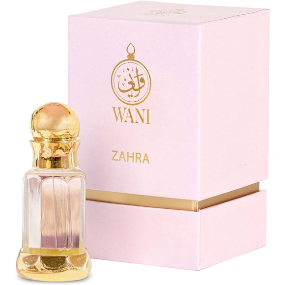 WANI Zahra Rose Concentrated Arabic Perfume Oil Attar – Luxury Natural Rose Perfume Oil, Musk & Oud – Alcohol-Free Arabic Perfume & Long-Lasting Natural Fragrance for Women & Men – 6ml Attar Bottle