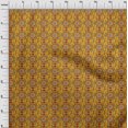 thumbnail image 3 of oneOone Cotton Poplin Fabric Leaves & Floral Block Printed Craft Fabric BTY 42 Inch Wide, 3 of 4