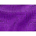 thumbnail image 5 of oneOone Viscose Jersey Green Fabric Writing Font Craft Projects Decor Fabric Printed By The Yard 60 Inch Wide, 5 of 5