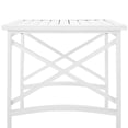 thumbnail image 3 of Crosley Kaplan Table d'Appoint de Patio à Lattes en Métal, Blanc, 3 of 7
