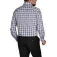 thumbnail image 3 of Chemise Habillée pour Homme Bleu Marine à Carreaux Blancs, 3 of 4
