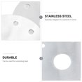 thumbnail image 2 of Stainless Steel Heat Diffuser Plate for Induction Cooker Kitchen Use Silver 2pcs, 2 of 8