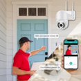 thumbnail image 3 of MAIF External Waterproof Dome Ip Rotating Wifi Ip Camera Dual Light Source AI Smart Dome Camera With Cloud Storage, 3 of 10