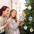 thumbnail image 4 of WLOELOEW 12-Piece Christmas Ball Ornament Set Style D Plastic Glitter Special Shape Tree Pendant Mixed Decor For Xmas Tree Home Holiday D, 4 of 6
