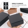 thumbnail image 4 of CIMAXIC 24pcs Black Convenient Packing Boxes Moving Boxes Express Storage Boxes,2.91"X2.83"X1.14", 4 of 4