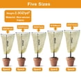 thumbnail image 2 of Mistaha 6 Packs Plant Freeze Protection Covers, 32 * 39+39 * 47 Winter Shrub Cover, 2 of 8