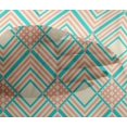 thumbnail image 4 of oneOone Viscose Chiffon Fabric Diamond Geometric Fabric Prints By Yard 42 Inches Wide, 4 of 4