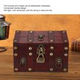 thumbnail image 4 of Wooden Vintage Storage Box, Convenient Wooden Antique Jewelry Box Elegant Combination Lock  For Collection For Adult, 4 of 8