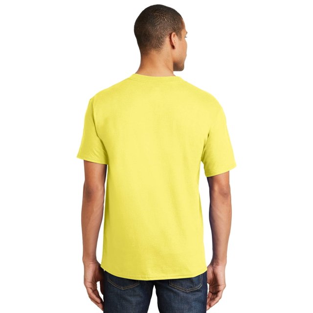 Hanes T-Shirt Adulte Sans Étiquette à Manches Courtes