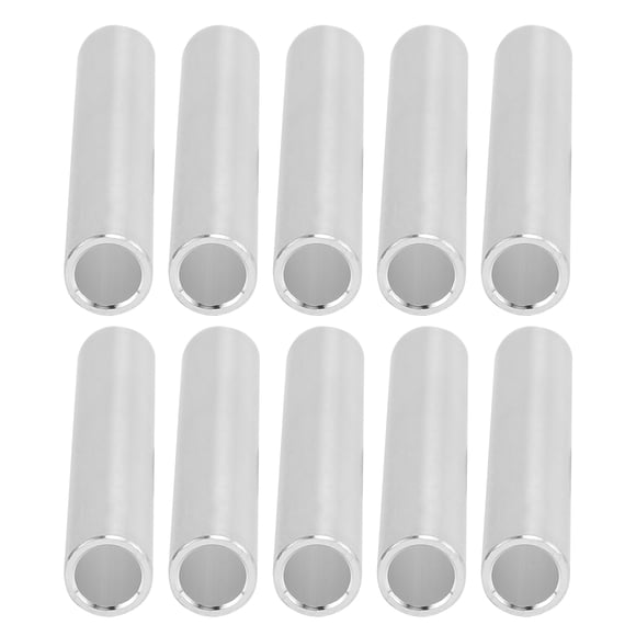 Straight Metal Pipe, 10Pcs 8mm Outer Diameter Aluminum Tubing 50mm Length Shaft For DIY